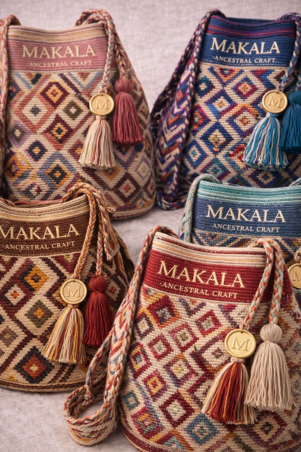 Colección de bolsos artesanales Makala